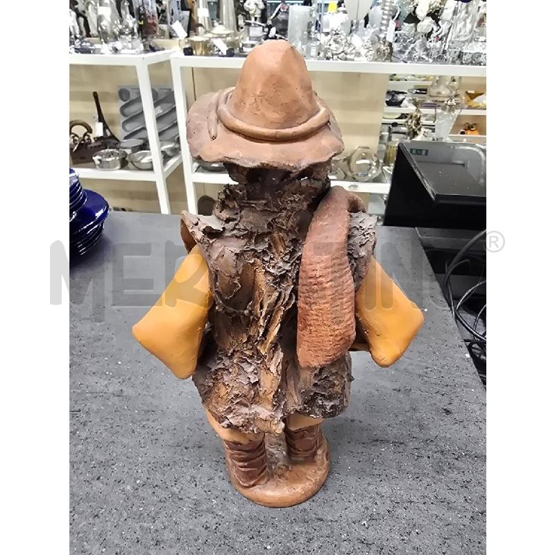 STATUETTA ANZIANO BASTONE CAPPELLO | Mercatino dell'Usato Acerra 2