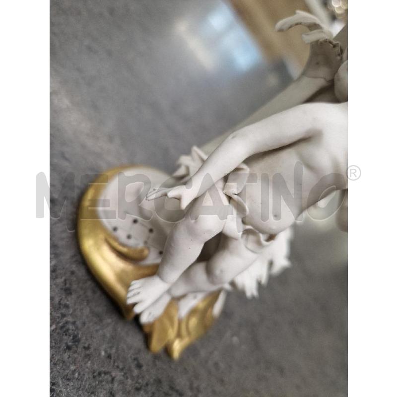 STATUETTA BARBETTA PUTTI BISCUIT BIANCO  | Mercatino dell'Usato Acerra 2