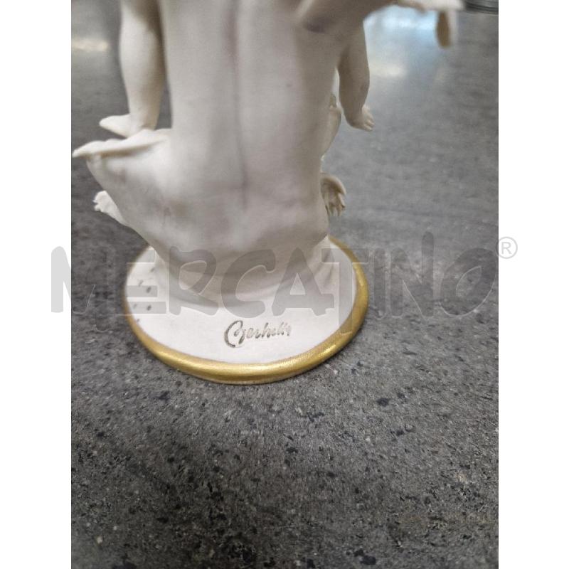 STATUETTA BARBETTA PUTTI BISCUIT BIANCO  | Mercatino dell'Usato Acerra 4