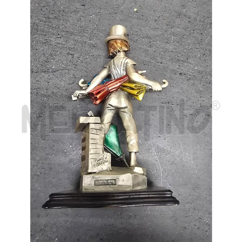 STATUETTA CLOWN SILVER OMBRELLI | Mercatino dell'Usato Acerra 2