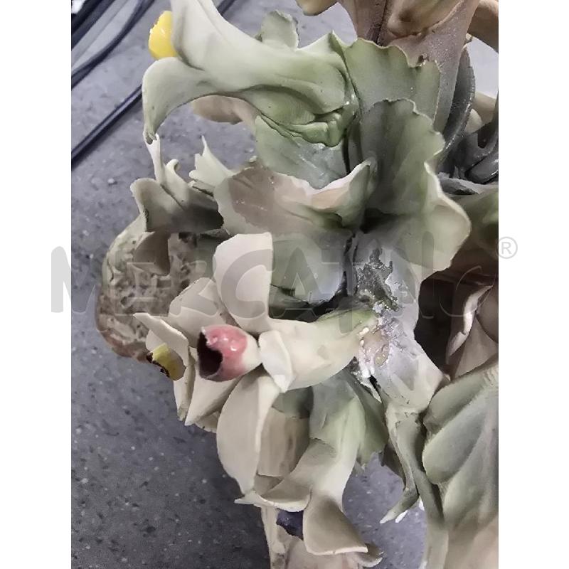 STATUETTA TRONCO COLOMBA FIORI DA RIV. | Mercatino dell'Usato Acerra 3