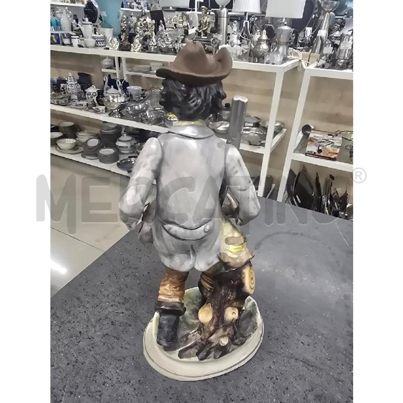STATUINA CACCIATORE GIACCA GRIGIA BASE BIANCA | Mercatino dell'Usato Acerra 2