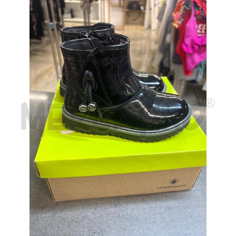 STIVALETTI BAMBINA LUMBERJACK NERO LUCIDO | Mercatino dell'Usato Acerra 2