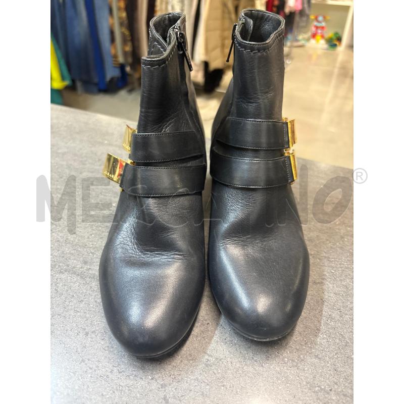 STIVALETTI DONNA ALBANO NERO CINGHIA DORATA | Mercatino dell'Usato Acerra 3