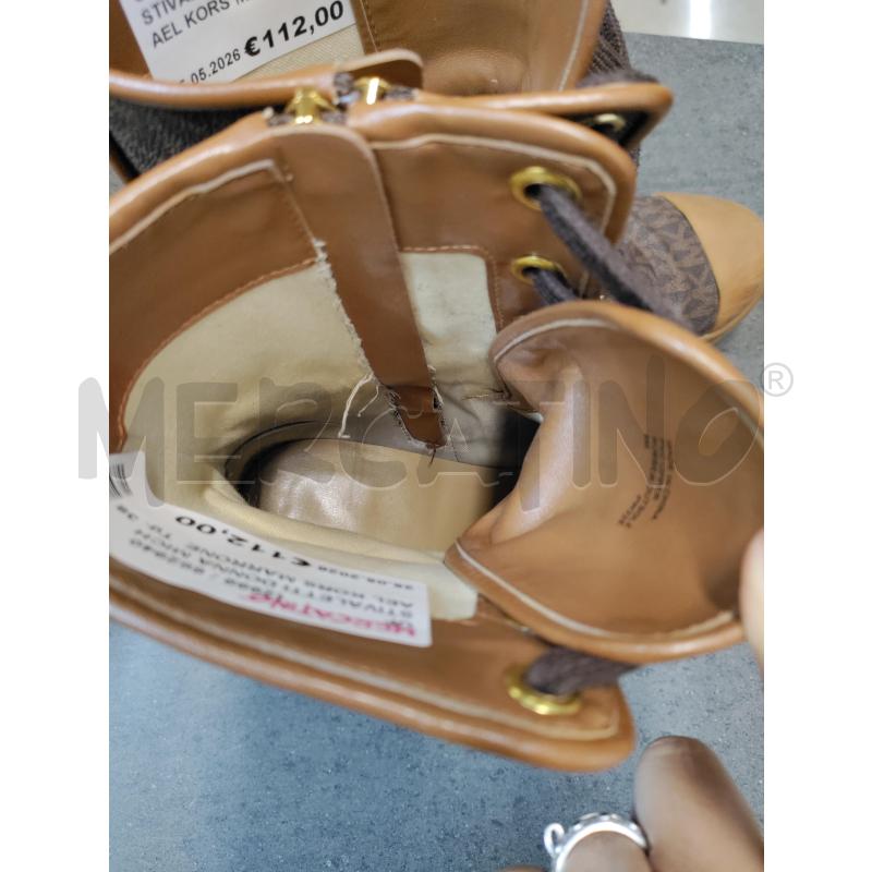 STIVALETTI DONNA MICHAEL KORS MARRONE | Mercatino dell'Usato Acerra 3