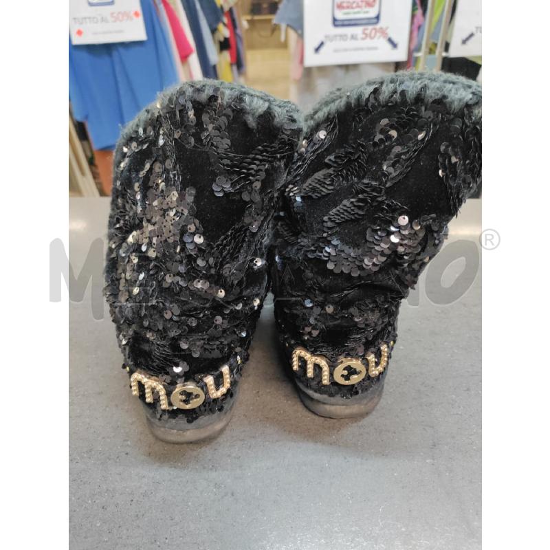 STIVALETTI DONNA MOU NERO PAIETTE | Mercatino dell'Usato Acerra 2
