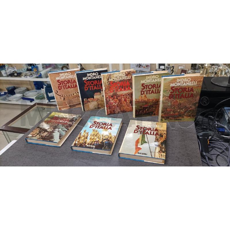STORIA D'ITALIA INDRO MONTANELLI 8 VOLUMI  | Mercatino dell'Usato Acerra 1