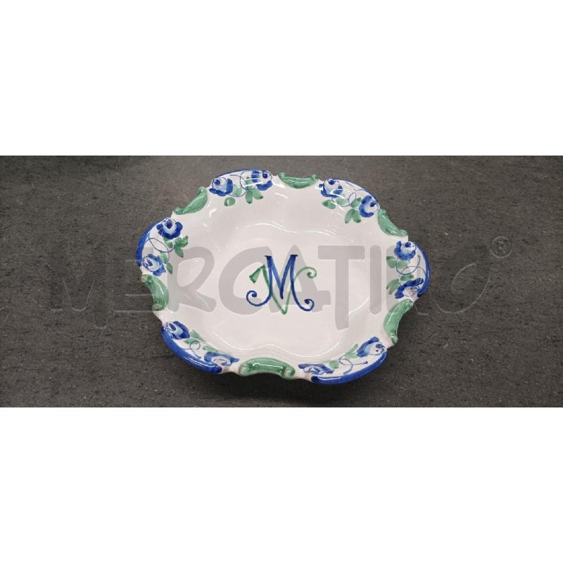SVUOTA TASCHE BIANCO DEC. BLU TONDO | Mercatino dell'Usato Acerra 1