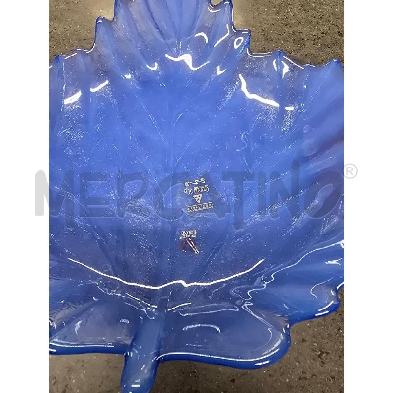SVUOTA TASCHE VETRO BLU FOGLIA | Mercatino dell'Usato Acerra 2