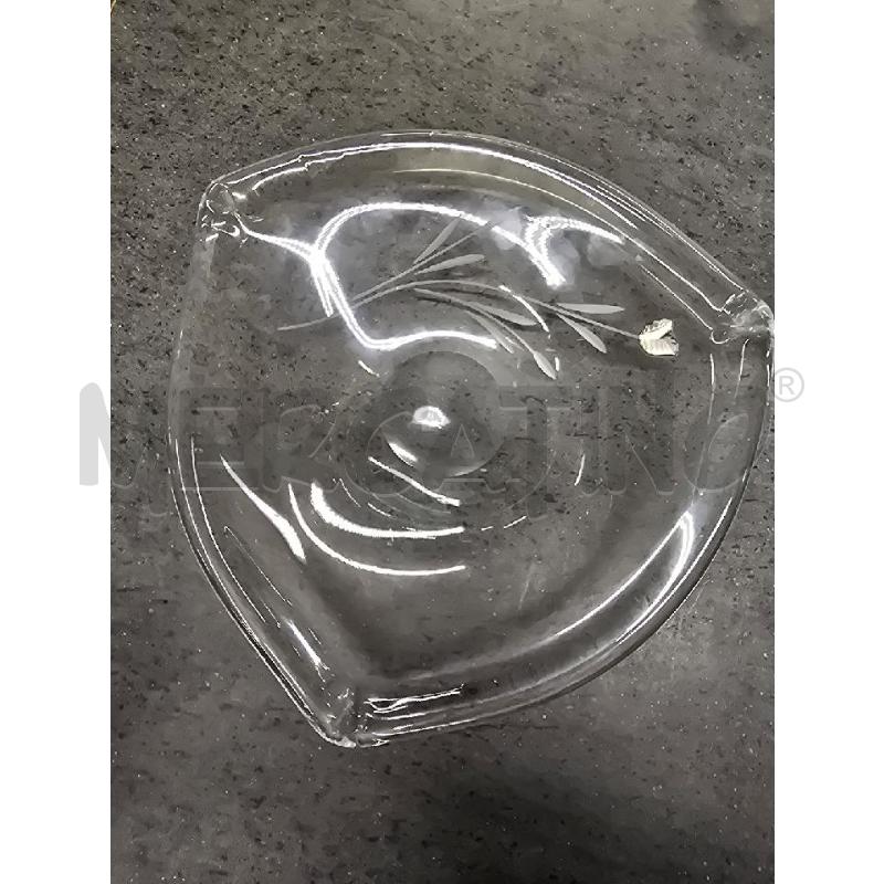 SVUOTA TASCHE VETRO STEMMA SILVER TRIANGOLARE | Mercatino dell'Usato Acerra 1