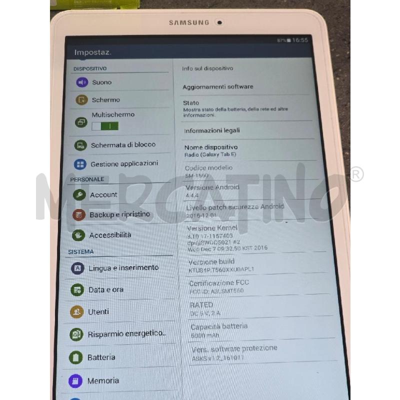 TABLET GALAXY TABLE E | Mercatino dell'Usato Acerra 4