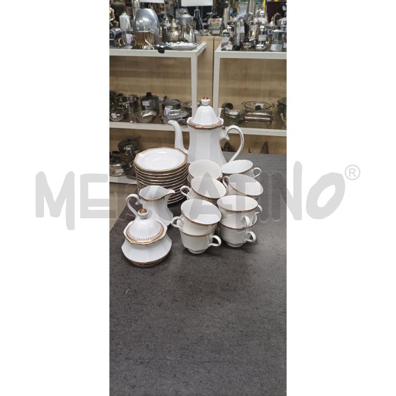 TAZZE PZ. 12+TEIERA+ZUCCH+LATT  BAVARIA BIANCA DORATA | Mercatino dell'Usato Acerra 1