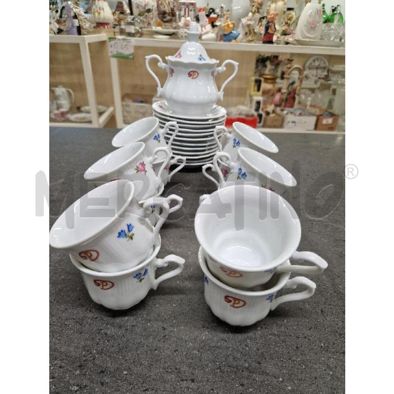 TAZZE PZ. 12+ZUCCH BIANCO FIORI | Mercatino dell'Usato Acerra 1