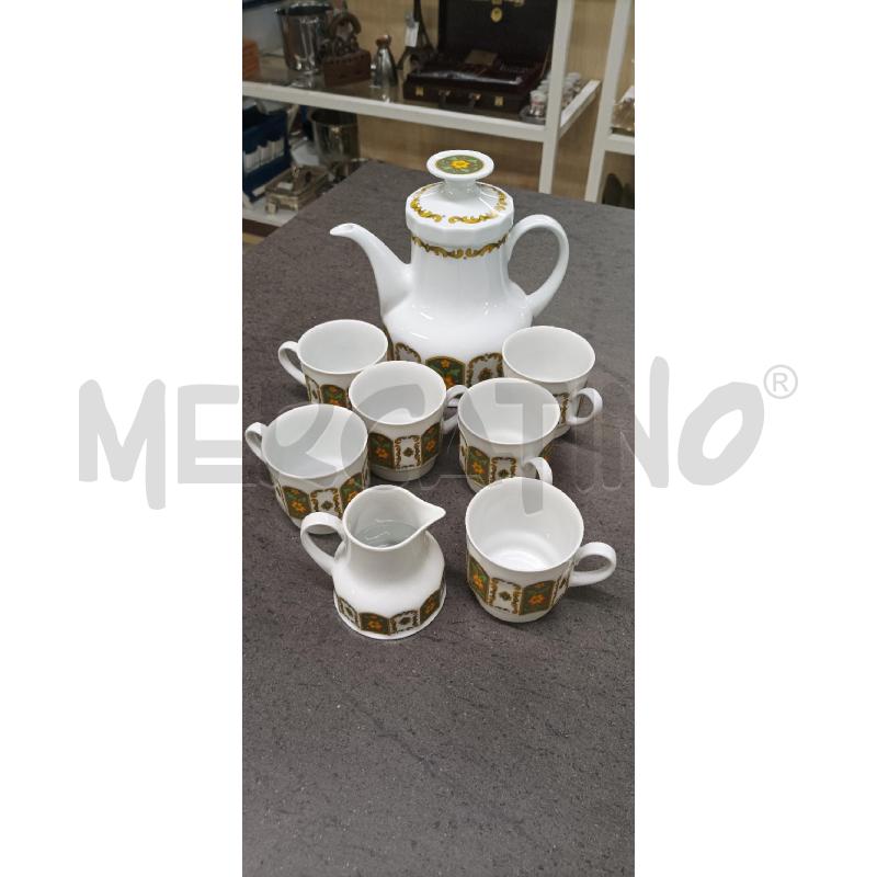 TEIERA BIANCO DEC. VERDE+6TAZZ.+ LATT. | Mercatino dell'Usato Acerra 1