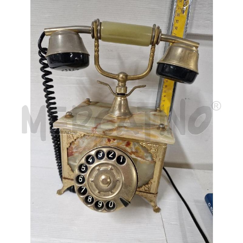 TELEFONO DORATO PIETRA VINTAGE | Mercatino dell'Usato Acerra 1