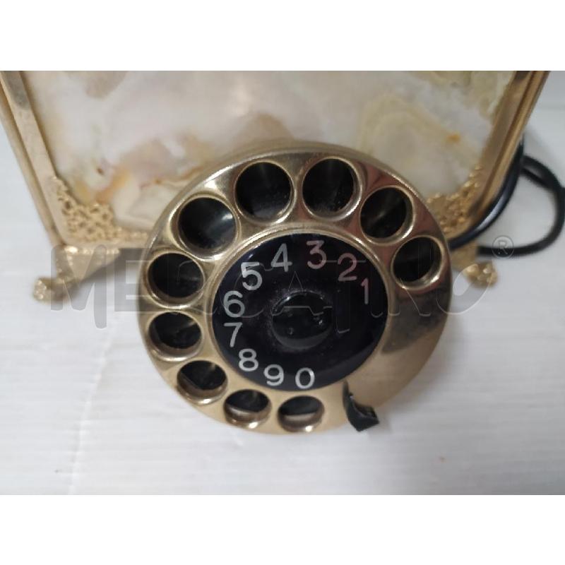 TELEFONO VINTAGE DORATO ONICE VERDE | Mercatino dell'Usato Acerra 2