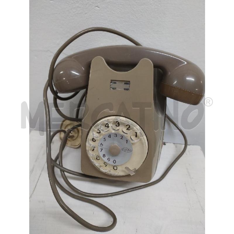 TELEFONO VINTAGE MARRONE BEIGE | Mercatino dell'Usato Acerra 1