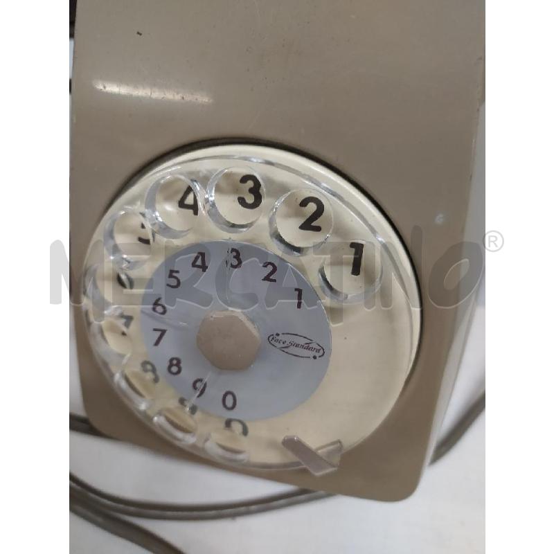 TELEFONO VINTAGE MARRONE BEIGE | Mercatino dell'Usato Acerra 2