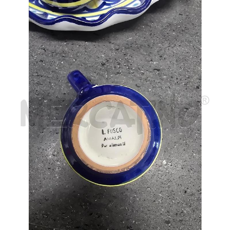 TETE A TETE ZUCCH+VASSOIO BLU DECORI | Mercatino dell'Usato Acerra 2