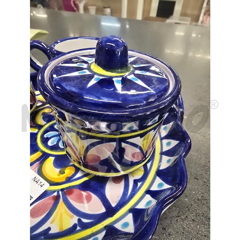 TETE A TETE ZUCCH+VASSOIO BLU DECORI | Mercatino dell'Usato Acerra 3