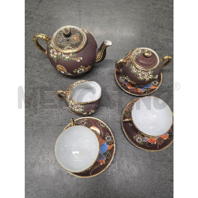 TISANIERA+ZUCCH+LATT+2 TAZZE STILE ORIENTALE | Mercatino dell'Usato Acerra 1