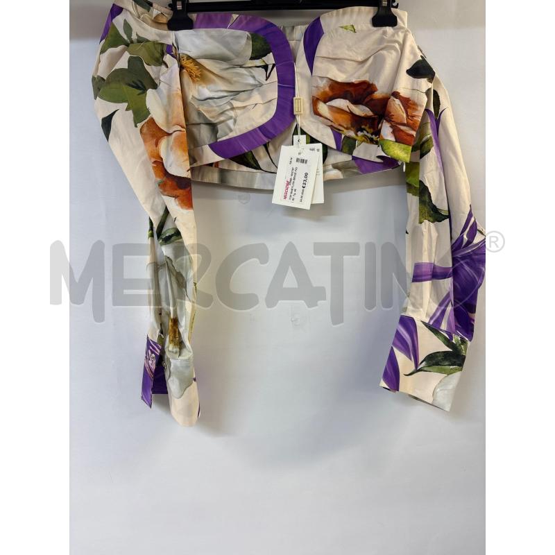 TOP BABYLON BEIGE FIORI | Mercatino dell'Usato Acerra 1
