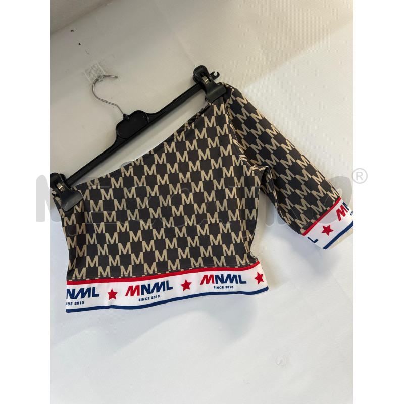 TOP MNML MARRONE BEIGE | Mercatino dell'Usato Acerra 1