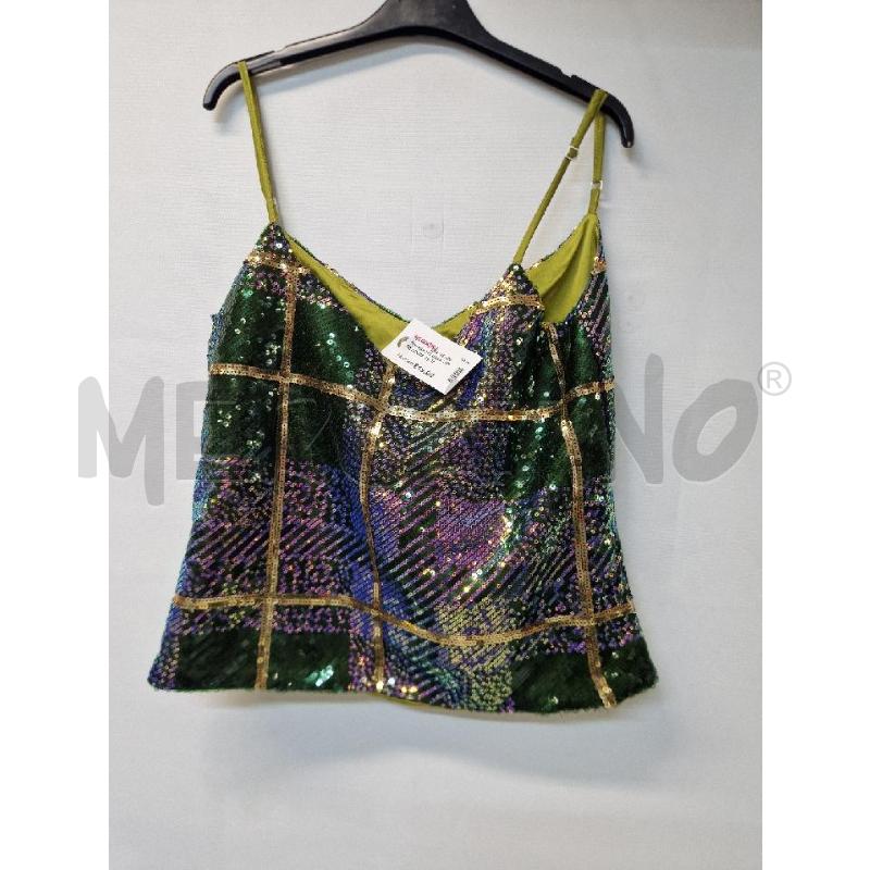 TOP PAIETTE VIOLA VERDE KOCCA | Mercatino dell'Usato Acerra 1