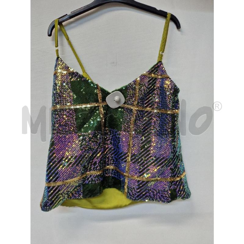 TOP PAIETTE VIOLA VERDE KOCCA | Mercatino dell'Usato Acerra 2