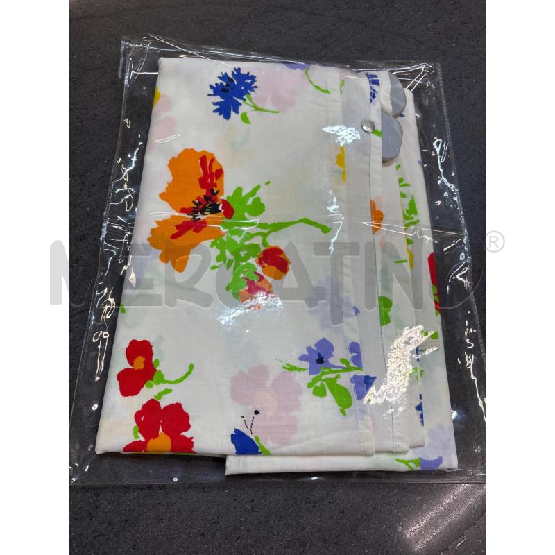 TOVAGLIA BIANCA FIORI COLORATI 110X230 | Mercatino dell'Usato Acerra 1