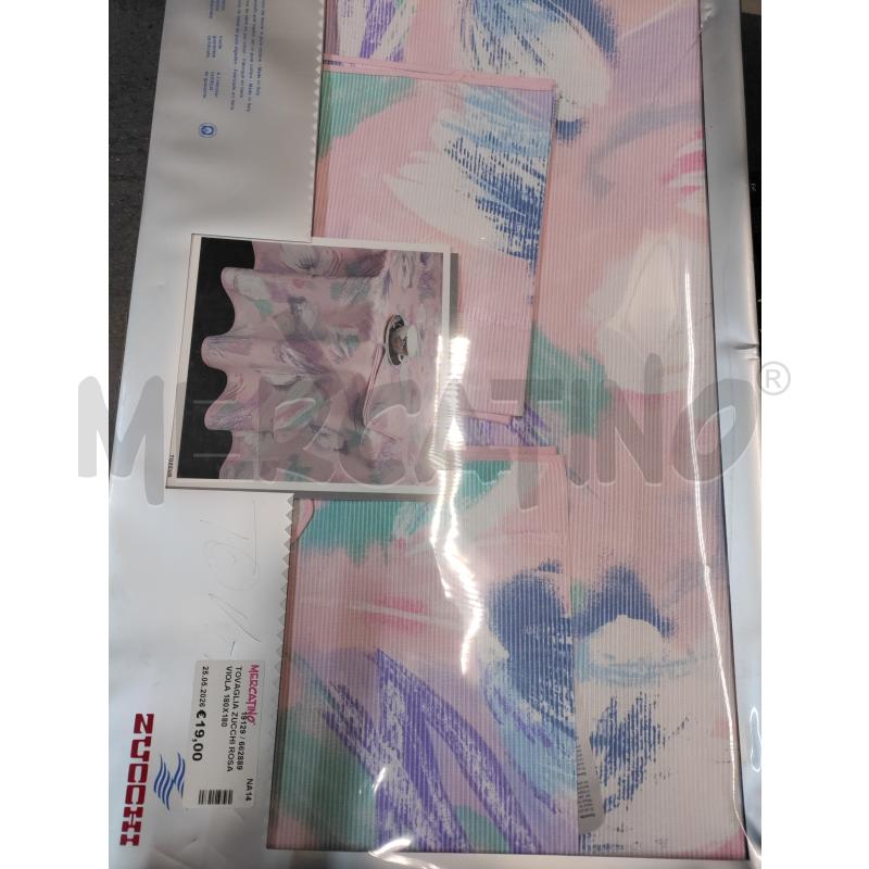 TOVAGLIA ZUCCHI ROSA VIOLA 180X180 | Mercatino dell'Usato Acerra 1