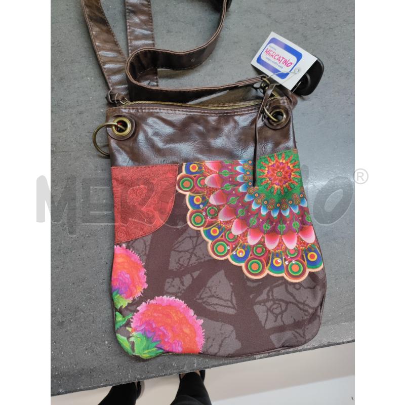 TRACOLLA DONNA DESIGUAL MARRONE ARANCIONE VERDE | Mercatino dell'Usato Acerra 2