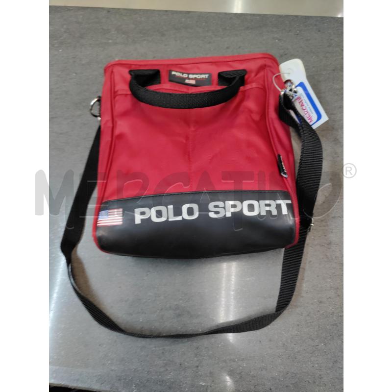 TRACOLLA POLO SPORT ROSSO NERO | Mercatino dell'Usato Acerra 1