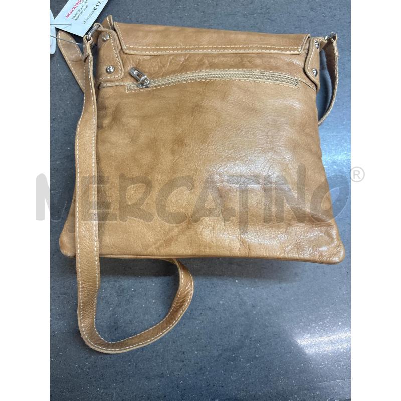 TRACOLLA VERA PELLE MARRONCINO | Mercatino dell'Usato Acerra 2
