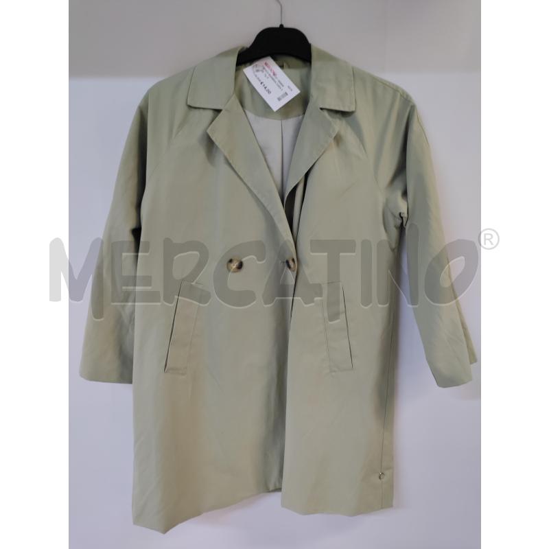 TRENCH BAMBINA ZARA VERDE | Mercatino dell'Usato Acerra 1