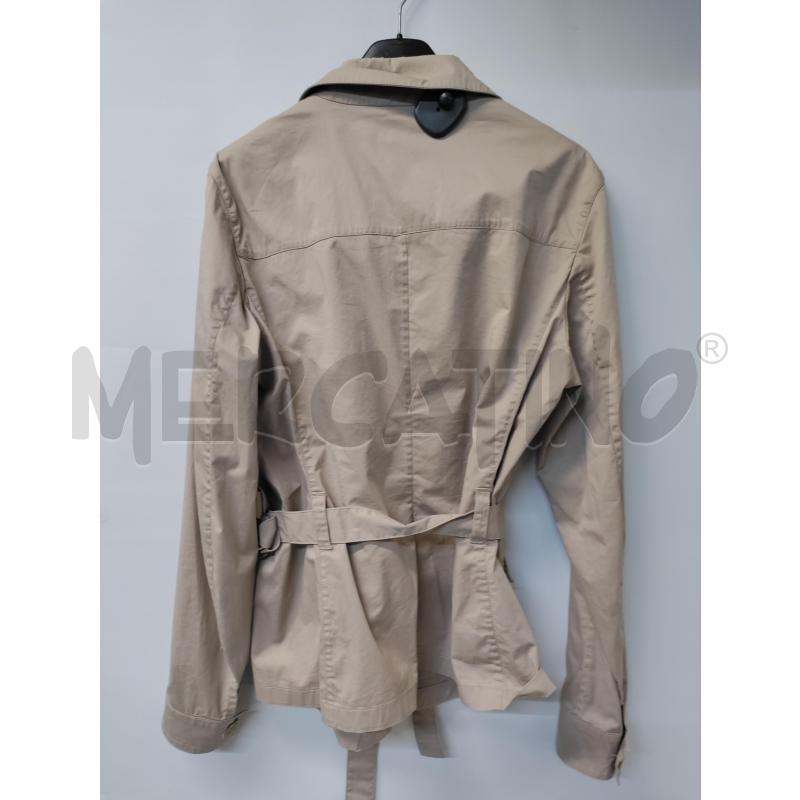 TRENCH DONNA PRADA BEIGE CINTURINO FIORE | Mercatino dell'Usato Acerra 2