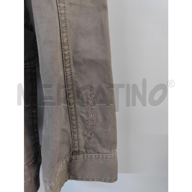 TRENCH UOMO KHAKIS CALVIN KLEIN JEANS MARRONE | Mercatino dell'Usato Acerra 2