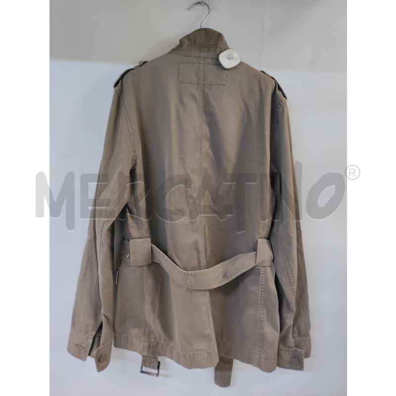 TRENCH UOMO KHAKIS CALVIN KLEIN JEANS MARRONE | Mercatino dell'Usato Acerra 3