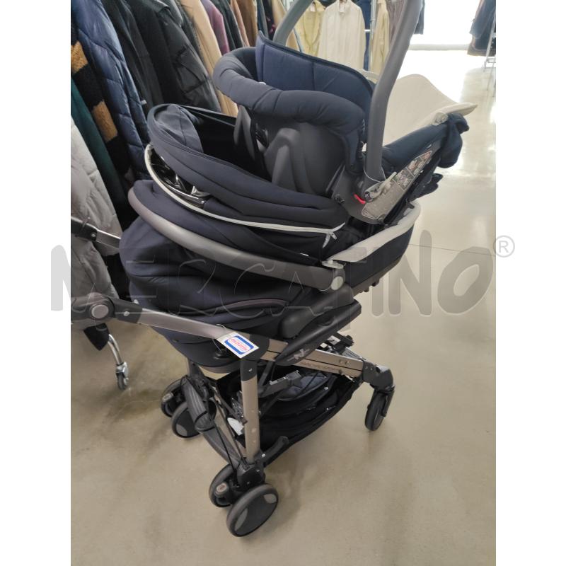 TRIO PASSEGGINO NEONATO BLU | Mercatino dell'Usato Acerra 1