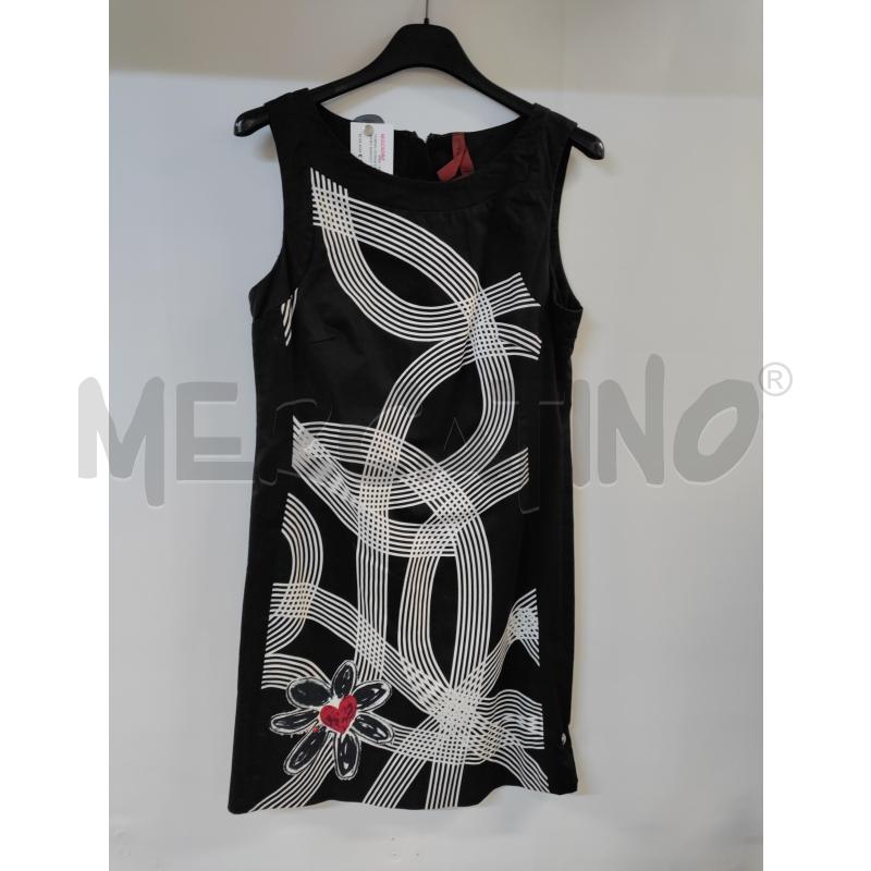 TUBINO DONNA DESIGUAL NERO BIANCO | Mercatino dell'Usato Acerra 1