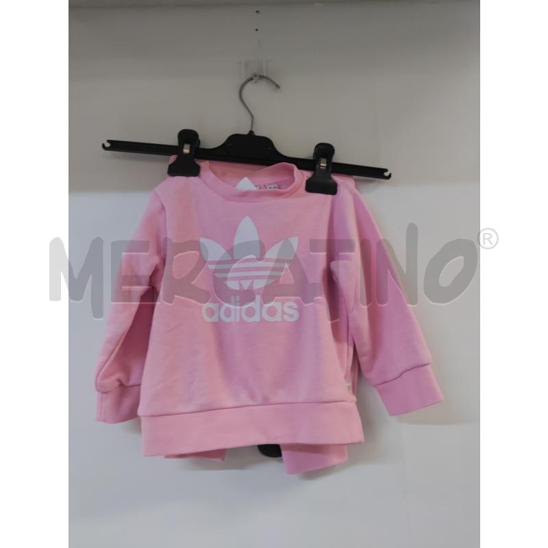 TUTA BAMBINA ADIDAS ROSA BIANCO | Mercatino dell'Usato Acerra 1