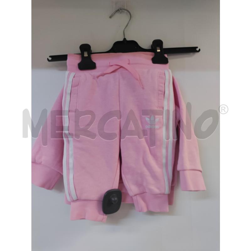 TUTA BAMBINA ADIDAS ROSA BIANCO | Mercatino dell'Usato Acerra 2
