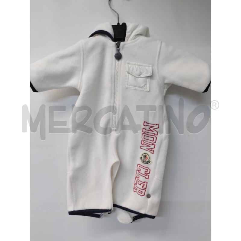 TUTA BAMBINO MONCLER BIANCO PAIL | Mercatino dell'Usato Acerra 1