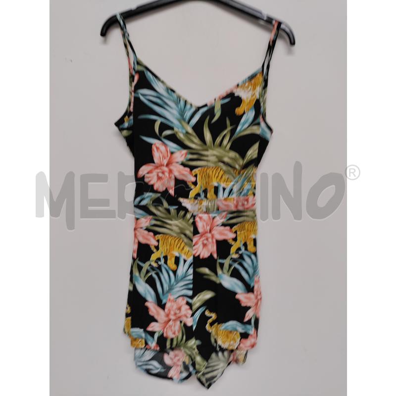 TUTA DONNA CORTA ONLY NERO VERDE ROSA | Mercatino dell'Usato Acerra 1