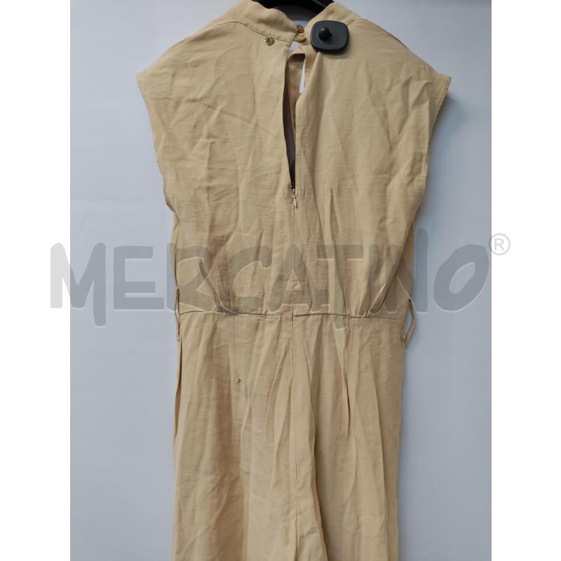 TUTA DONNA RINASCIMENTO BEIGE CON CINTURA | Mercatino dell'Usato Acerra 3