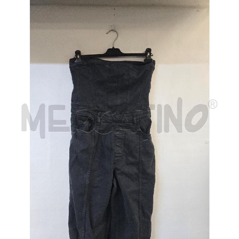 TUTA DONNA ZARA DENIM GRIGIO | Mercatino dell'Usato Acerra 1