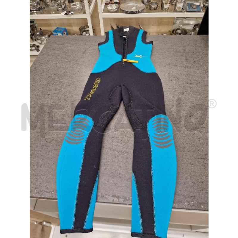 TUTA SUB 8ANNI NERO BLU DECATHLON | Mercatino dell'Usato Acerra 1