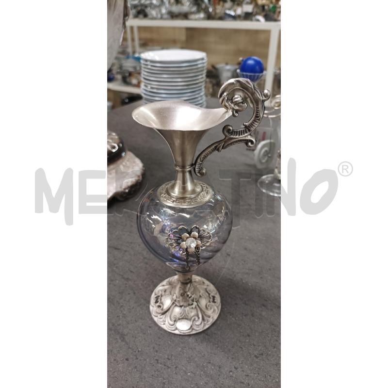 VASETTO VETRO SILVER | Mercatino dell'Usato Acerra 1