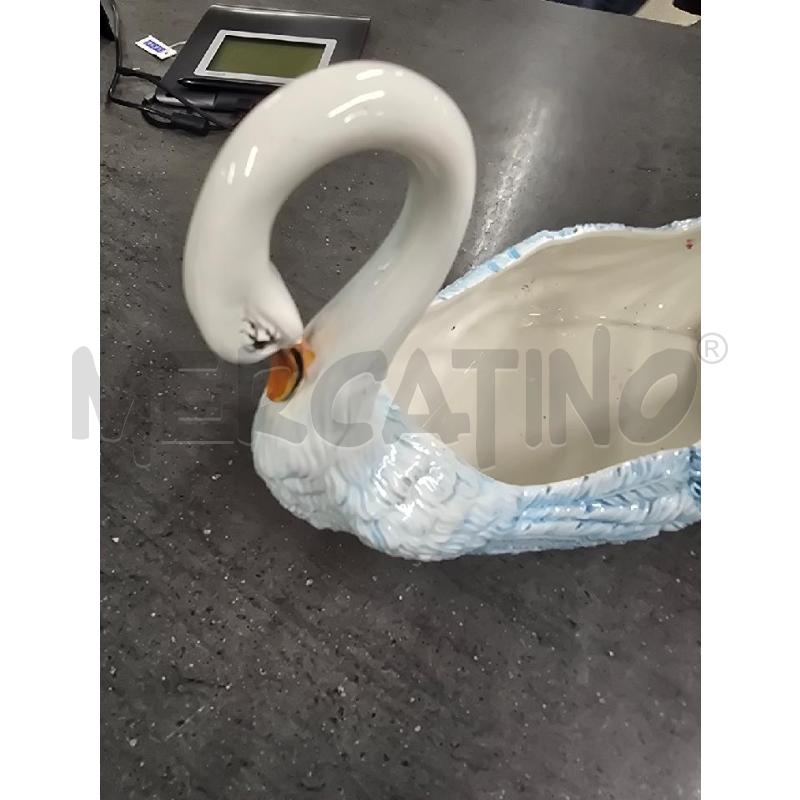 VASO 2 CIGNI CELESTI BIANCHI | Mercatino dell'Usato Acerra 2