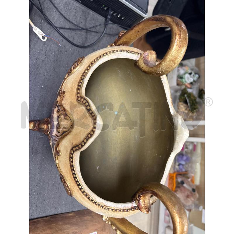 VASO ALTO BOMBATO 2 MANICI FIORE ROSSO | Mercatino dell'Usato Acerra 2
